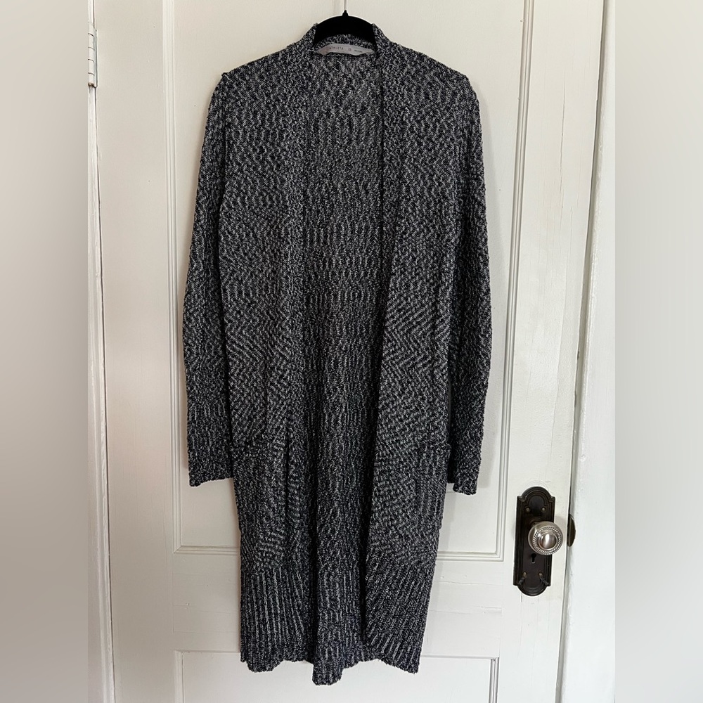 Athleta Weekend Wrap Navy Blue Duster Cardigan | Size XS | NWOT